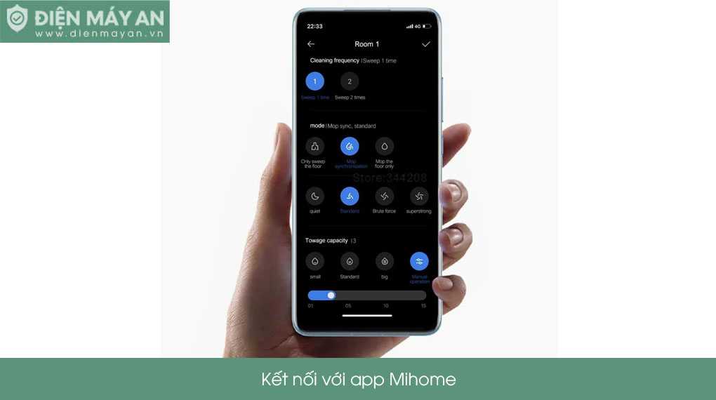 Robot hút bụi lau nhà Xiaomi Mijia M30S D103CN 2025 